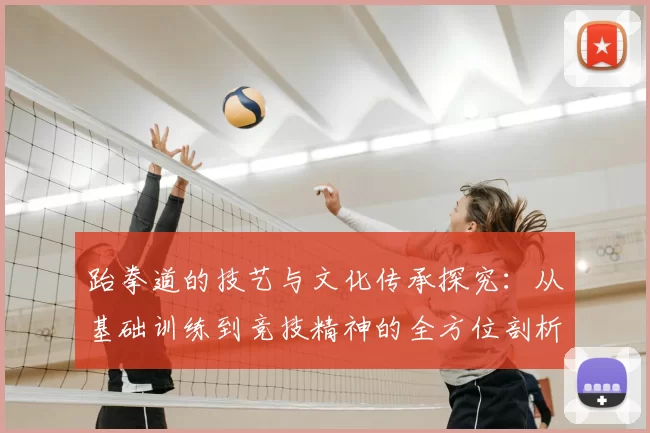 跆拳道的技艺与文化传承探究：从基础训练到竞技精神的全方位剖析